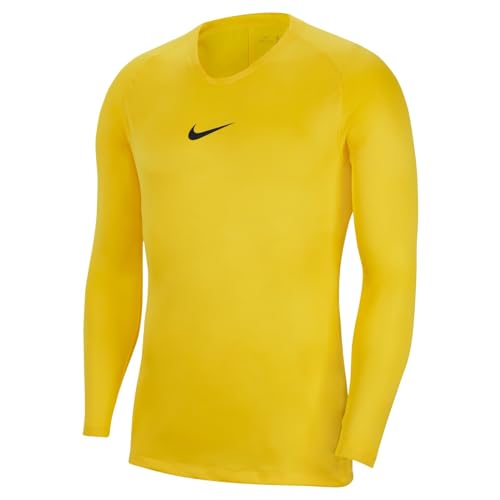 Nike Herren Park First Layer Jersey Longsleeve Trikot, Tour Yellow/Black, S Nike Herren Park First Layer Jersey Longsleeve Trikot, Tour Yellow/Black, S von Nike