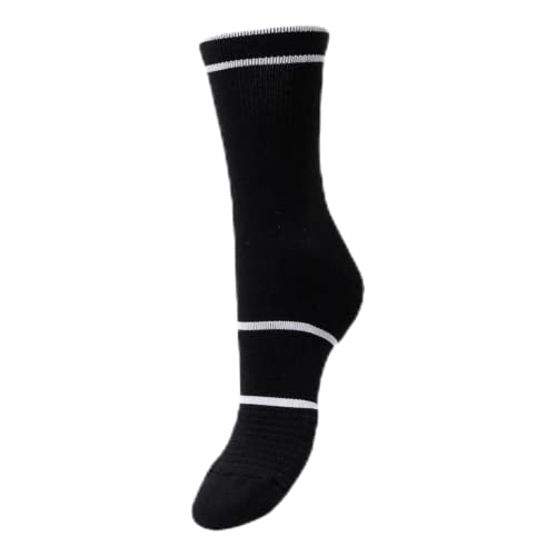 Nike Herren Socken Essentials Crew, Black/White/(White), M, SX6913-014 von Nike