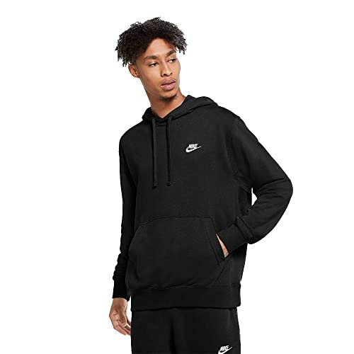 Nike Herren Sportswear Club Sweatshirt Mit Reißverschluss, Schwarz/Schwarz/Weiss, 2XL Nike Herren Sportswear Club Sweatshirt Mit Reißverschluss, Schwarz/Schwarz/Weiss, 2XL von Nike