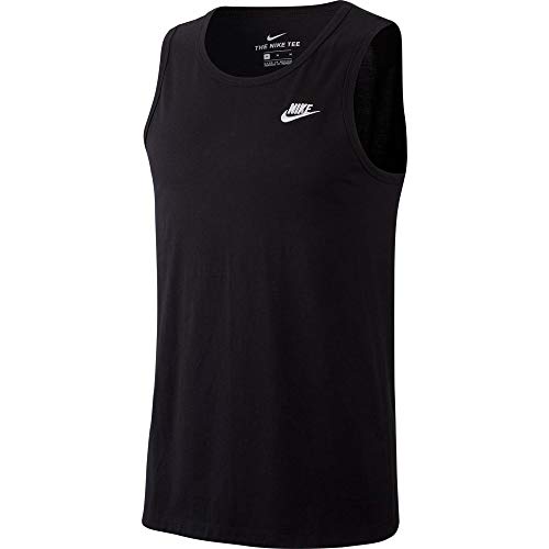 Nike Herren Sportswear Club Tanktop, Black/White, 3XL von Nike