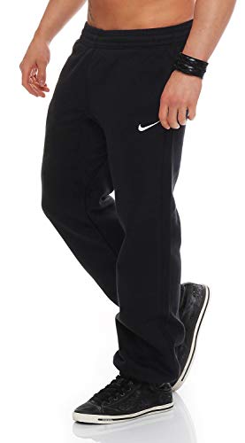 Nike Herren Sweathose Squad Fleece, schwarz/weiß, S, 611459 von Nike