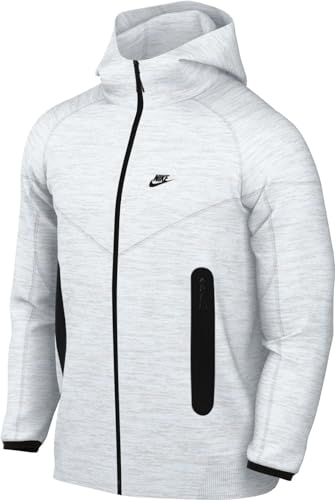 Nike Herren Sweatshirt Herren Tch Flc Fz Wr Hoodie, Birch Heather/Black, FB7921-051, XS von Nike