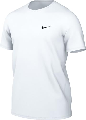 Nike Herren Uv Hyverse T-Shirt, White/Black, L EU von Nike