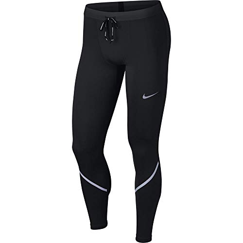 Nike Herren Tech Power-Mobility Hose, Black/Black/Reflective Silver, S von Nike