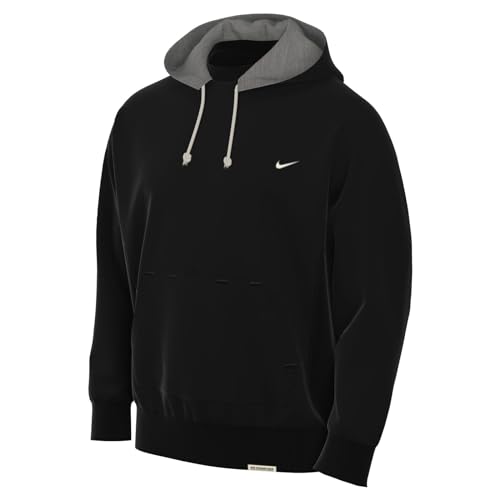 Nike Df Std ISS Po Kapuzenpullover Schwarz/Helles Elfenbein L von Nike