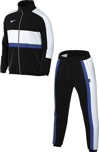Nike Herren Trainingsanzug M Nk Df Acd Trk Suit W Gx, Black/White/Game Royal/White, FN2379-010, L von Nike