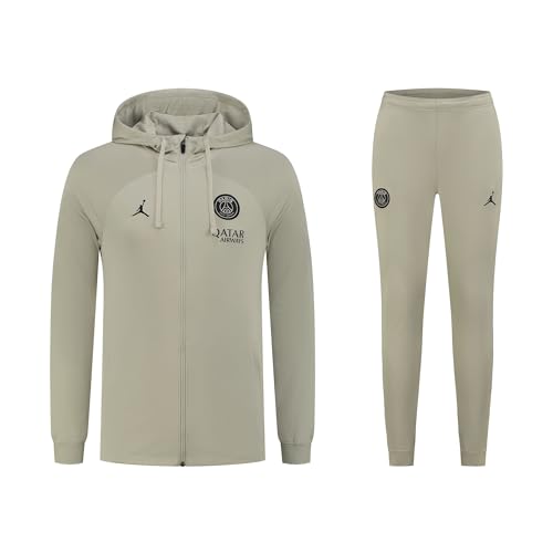 Nike Herren Trainingsanzug Psg M Nk Df Strk Hd Trksuit K3R, Stone/Stone/Black, DZ0941-231, M Nike Herren Trainingsanzug Psg M Nk Df Strk Hd Trksuit K3R, Stone/Stone/Black, DZ0941-231, M von Nike