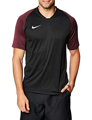 Nike Herren Trainingstrikot Dry Strike, Black/Vivid Pink/White, L, AJ1018 von Nike