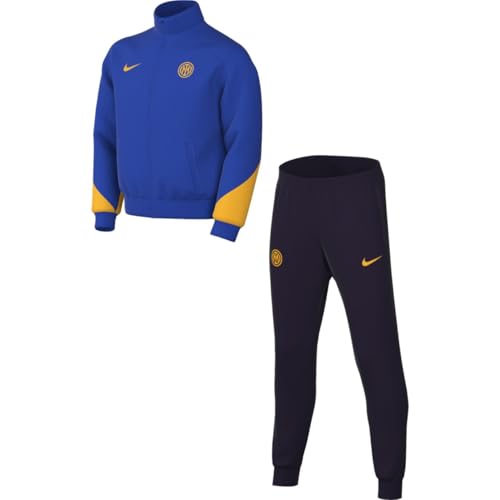 Nike Inter Mailand Strike Third Dri-Fit Fußball-Trainingsanzug Aus Strickmaterial (Ältere Kinder), Lyon Blue/Blackened Blue/University Gold, FQ2658-438, L von Nike