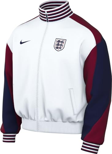 Nike Jacke England Herren Dri-Fit Strike Anthm Jkt Home, White/Team Red/Blue Void, FJ2900-100, XL von Nike