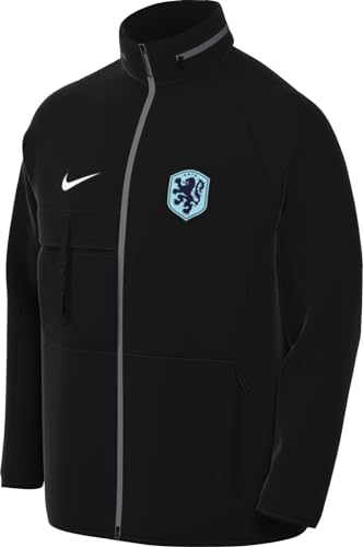 Nike Jacke Netherlands Herren Halo Anthm Jkt, Black/White, FZ8363-010, 2XL von Nike