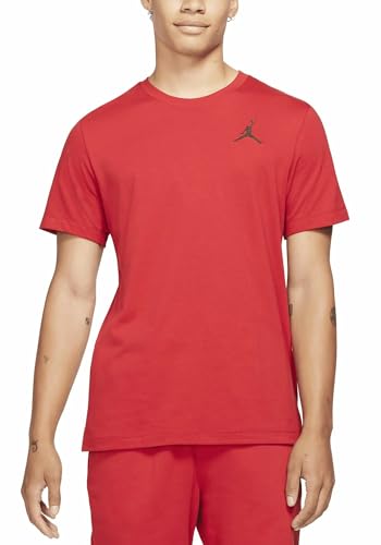 Nike Jumpman Emb Ss Crew Herren T-Shirt, Gym Red/Black, S Nike Jumpman Emb Ss Crew Herren T-Shirt, Gym Red/Black, S von Nike