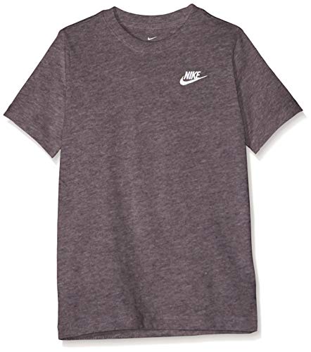 Nike Jungen B NSW Tee EMB Futura T-Shirt, Gunsmoke/Pure, S von Nike