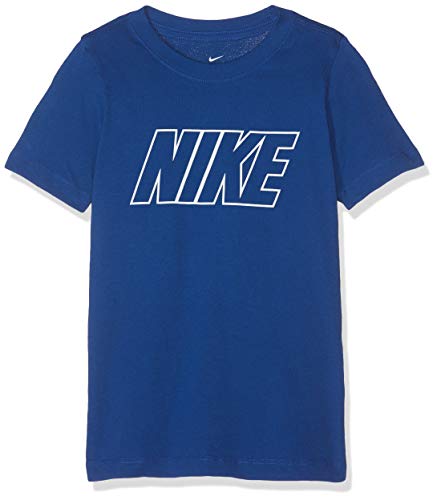Nike Jungen B NSW Tee Therma T-Shirt, Indigo Force/White, XS Nike Jungen B NSW Tee Therma T-Shirt, Indigo Force/White, XS von Nike