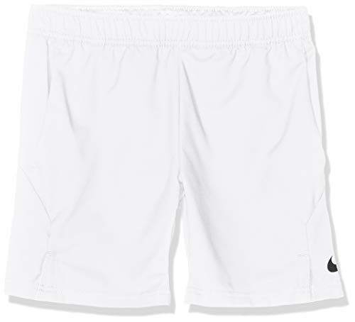 Nike Jungen Court Dri-FIT Tennisshorts, White/Black/(Black), M von Nike