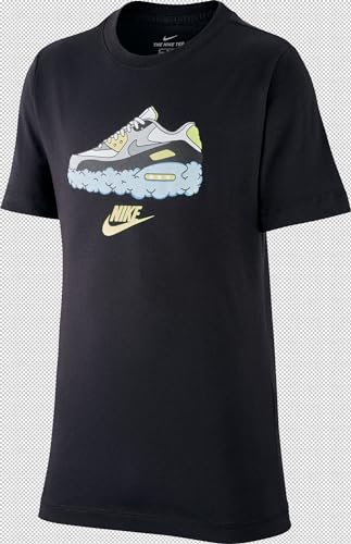 Nike Jungen Nsw Am90 Clouds T shirt, Schwarz, S EU Nike Jungen Nsw Am90 Clouds T shirt, Schwarz, S EU von Nike