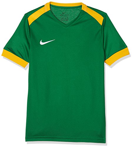 Nike Jungen Park Derby Ii Short Sleeve Jersey T-Shirt, Pine Grün/University Gold/Weiss, XS Nike Jungen Park Derby Ii Short Sleeve Jersey T-Shirt, Pine Grün/University Gold/Weiss, XS von Nike