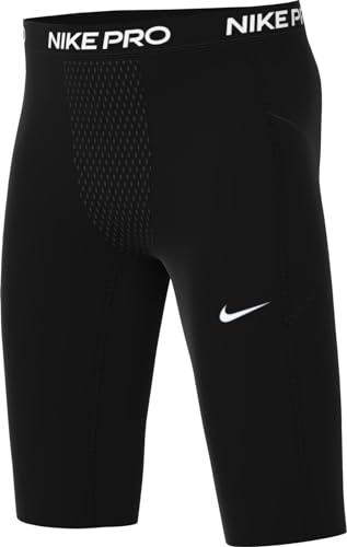 Nike Jungen Shorts B Np Df Short 24, Black/Black/White, FJ6820-010, S von Nike