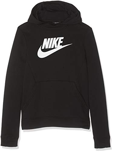 Nike Jungen Sportswear Hoody, Black/White, XS von Nike