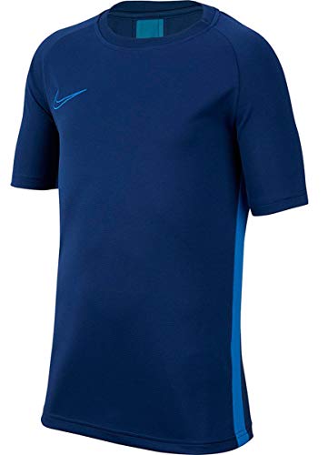 Nike Jungen T-Shirt Dry Academy Top Short Sleeve, Blau, S, AO0739 Nike Jungen T-Shirt Dry Academy Top Short Sleeve, Blau, S, AO0739 von Nike