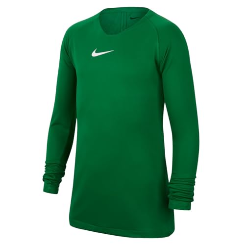 Nike Kinder Dri-FIT Park First Layer Langarmshirt, Kieferngrün/Weiß, L, AV2611-302 von Nike