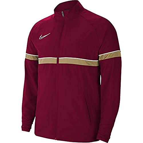 Nike Jungen Y Nk Dry Acd21 Trk Jkt W Trainingsjacke, team red/white/jersey gold/white, 158-170 EU von Nike