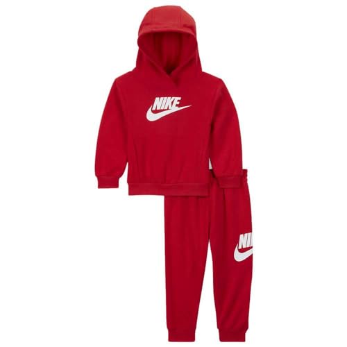 Nike Unisex Baby Club Fleece Tracksuit, Rot/Weiß, 12 Monate EU Nike Unisex Baby Club Fleece Tracksuit, Rot/Weiß, 12 Monate EU von Nike