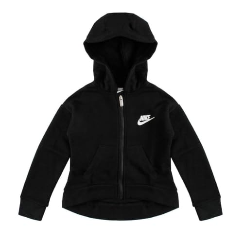 Nike Mädchen Club Hoodie Sweatshirt, 23 - Schwarz, 3-4 Jahre EU von Nike