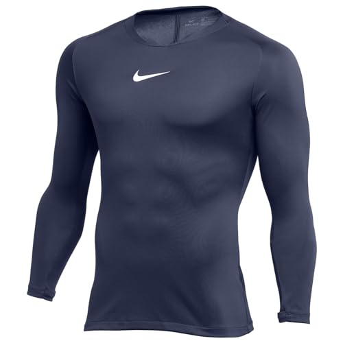 Nike Unisex Kinder Y Nk Df Park 1stlyr Jsy Longsleeve, Midnight Navy/White, S EU Nike Unisex Kinder Y Nk Df Park 1stlyr Jsy Longsleeve, Midnight Navy/White, S EU von Nike