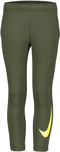 Nike Kinder Dry FLC GFX 3 Jogginghose, Cargo Khaki/Volt, M Nike Kinder Dry FLC GFX 3 Jogginghose, Cargo Khaki/Volt, M von Nike