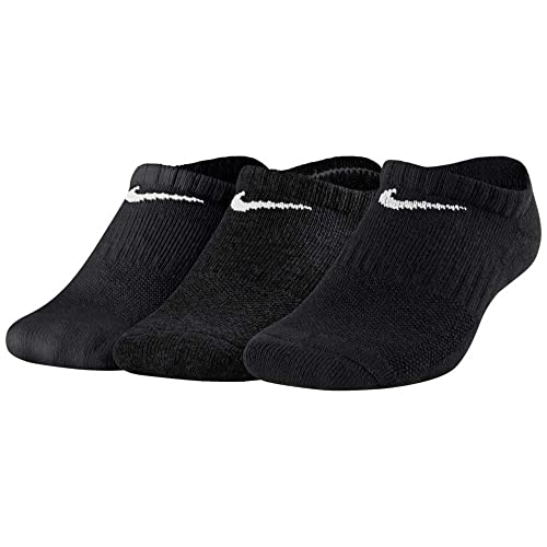 Nike Kinder Everyday Cushion Socken (3 Paar), Schwarz (Black/White), 34-38 EU (S) von Nike