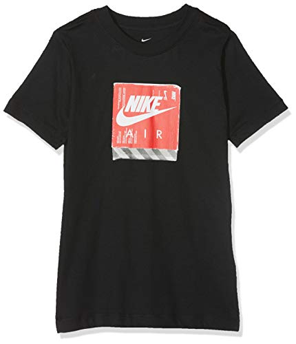 Nike Kinder Kinder T-Shirt Air Shoe Box T-Shirt, Black, M, BV0144 von Nike