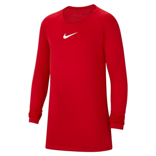 Nike Kinder Longsleeve Dry Park 1 Layer, University Red/White, XS, AV2611 von Nike