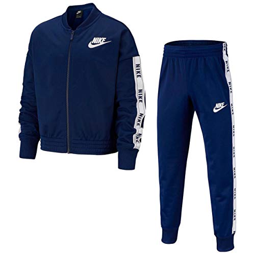 Nike Kinder NSW Anzug Tricot Trainingsanzug, Blue Void/White/Blue Void/Whit, x_l Nike Kinder NSW Anzug Tricot Trainingsanzug, Blue Void/White/Blue Void/Whit, x_l von Nike
