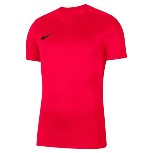 Nike Jungen Y Nk Df Park Vii Jsy Kurzarm-Trikot, Bright Crimson/Black, XS EU von Nike