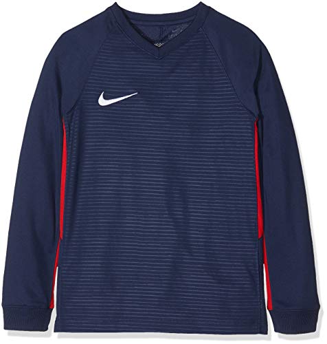 Nike Kinder Tiempo Premier Football Jersey Long Sleeved T-shirt, Blau (Blue 410), XS von Nike