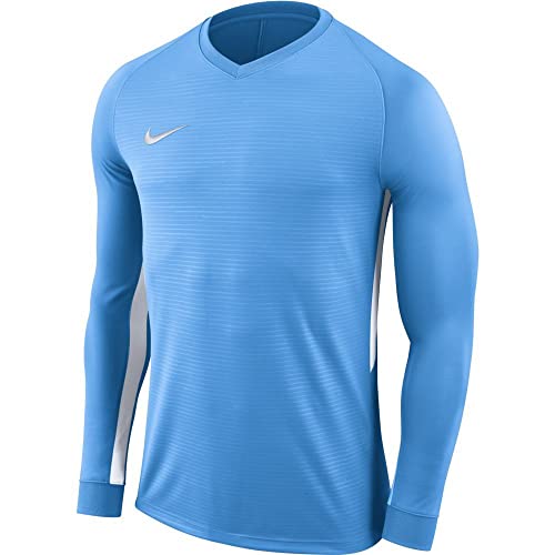 Nike Kinder Tiempo Premier Football Jersey Long Sleeved T-shirt, Blau (University Blue/White 412), S Nike Kinder Tiempo Premier Football Jersey Long Sleeved T-shirt, Blau (University Blue/White 412), S von Nike