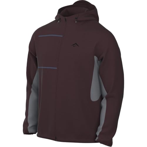 Nike Laufjacke Cosmic Peaks Storm-Fit Adv Laufjacke Für Herren, Burgundy Crush/Black, FZ1084-652, 3XL-T von Nike