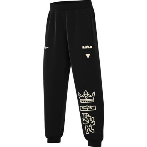 Nike Lebron Standard Issue Dri-Fit-Basketballhose Für Ältere Kinder, Black/Pale Ivory, HF4266-010, L von Nike