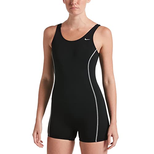 Nike Legsuit Damen Badeanzug, Damen, Trainingsanzug, NESS7068-001, schwarz, 30 von Nike