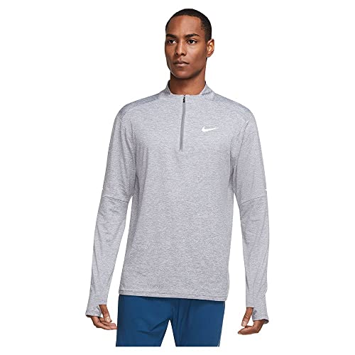 Nike M Nk Df Elmnt Top Hz Sweatshirt Smoke Grey/Grey Fog/Htr/Reflec S von Nike