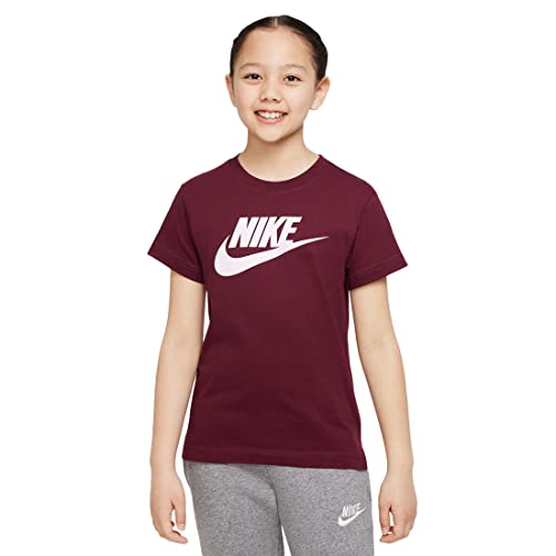 Nike Mädchen Dptl Basic Futura T Shirt, Dark Beetroot, 10 Jahre EU von Nike