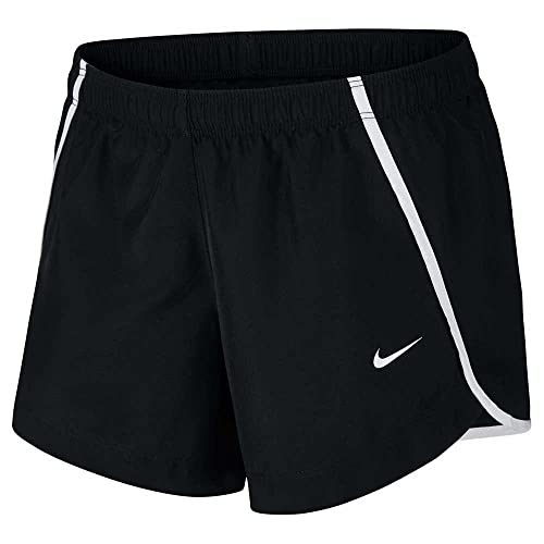 Nike Mädchen Dri-FIT Shorts, Black/Black/White/White, L Nike Mädchen Dri-FIT Shorts, Black/Black/White/White, L von Nike