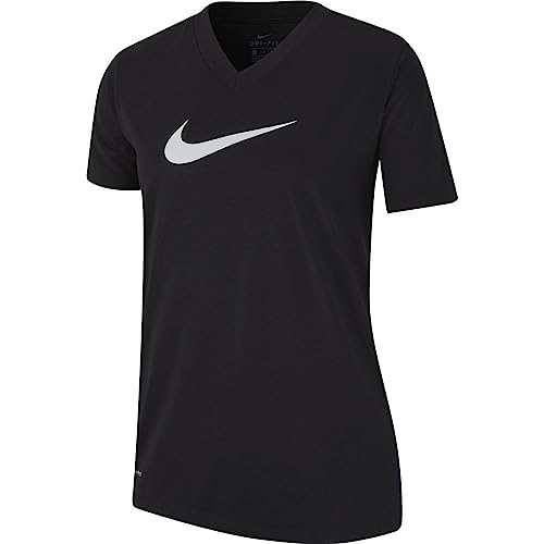 Nike Mädchen Dri-Fit T-Shirt, Black, M Nike Mädchen Dri-Fit T-Shirt, Black, M von Nike