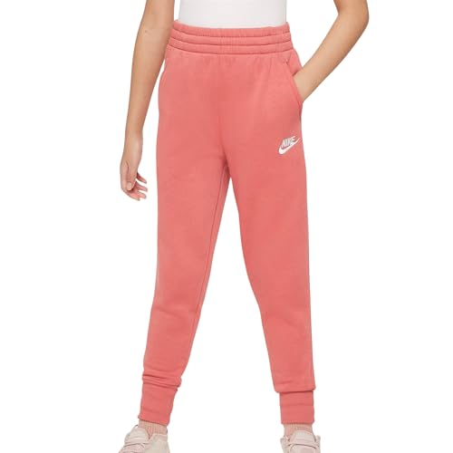 Nike Mädchen Full Length Pant G NSW Club FLC Hr FTD PNT Lbr, Adobe/Adobe/White, FD2921-655, L von Nike