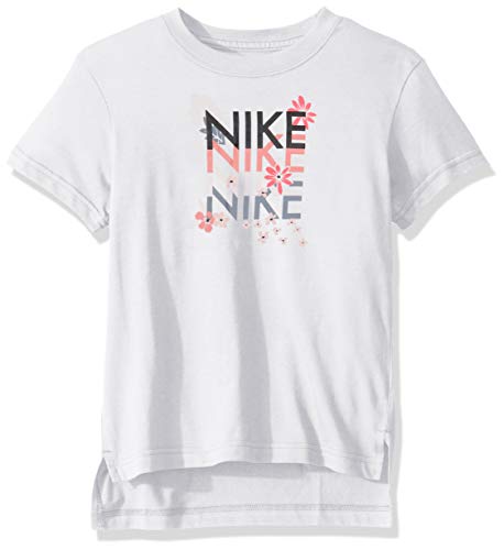 Nike Mädchen G NSW Tee DPTL SUPER Girl WILD T-Shirt, White, XL Nike Mädchen G NSW Tee DPTL SUPER Girl WILD T-Shirt, White, XL von Nike