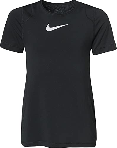 Nike Mädchen G Np Top T shirt, Black - White, S EU Nike Mädchen G Np Top T shirt, Black - White, S EU von Nike
