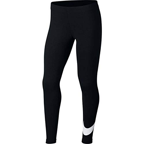 Nike Mädchen Leggings Sportswear, Black/White, XL, AR4076-010 von Nike