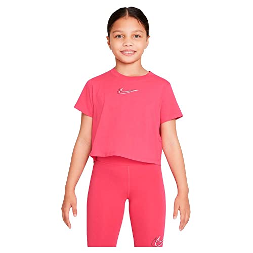 Nike Mädchen Nsw Dance T Shirt, Rush Pink, 152 EU Nike Mädchen Nsw Dance T Shirt, Rush Pink, 152 EU von Nike