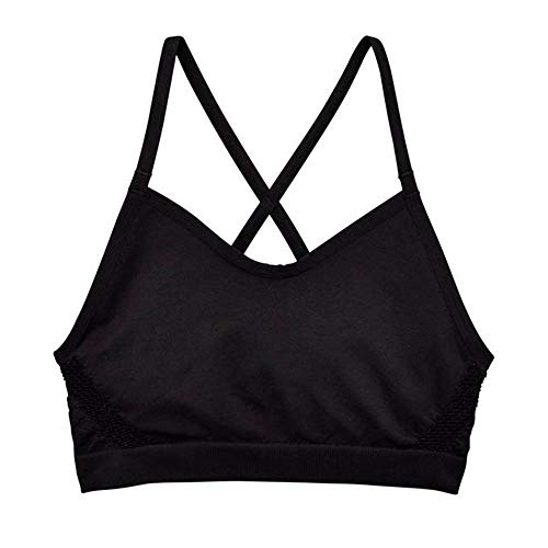 Nike Mädchen Seamless Dry Sport-BH, Black/White, XS Nike Mädchen Seamless Dry Sport-BH, Black/White, XS von Nike